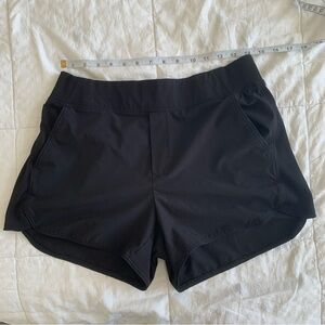 90 degree athletic shorts black